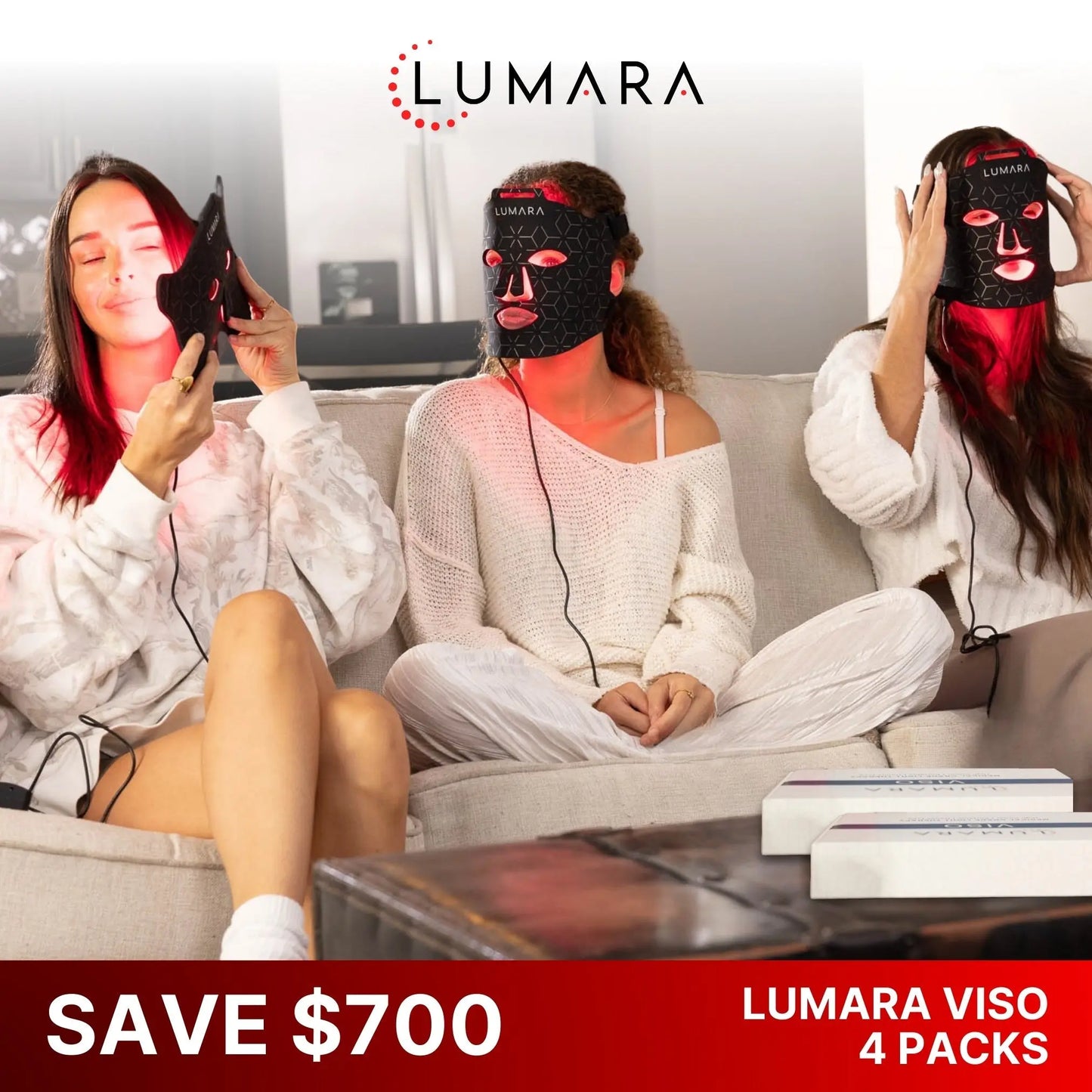 VISO - FDA Certified Red Light Therapy Mask Lumara