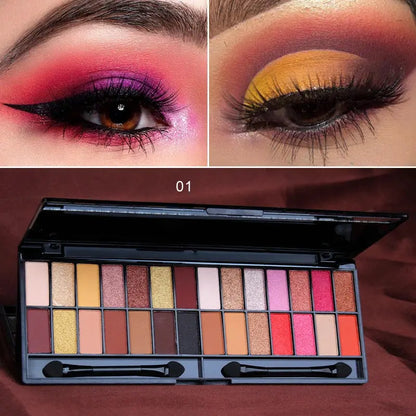 Makeup 28 Color Nude Eye Shadow Pallette Waterproof Eyeshadow Palette Lasting Make Up Brush Eyeshadow Palette Cosmetics TSLM1 High Class Cosmetics