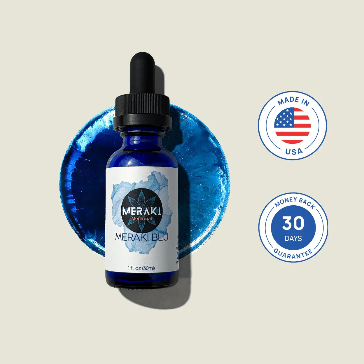 Meraki Blu USP Grade Methylene Blue 150mg Meraki Medicinal