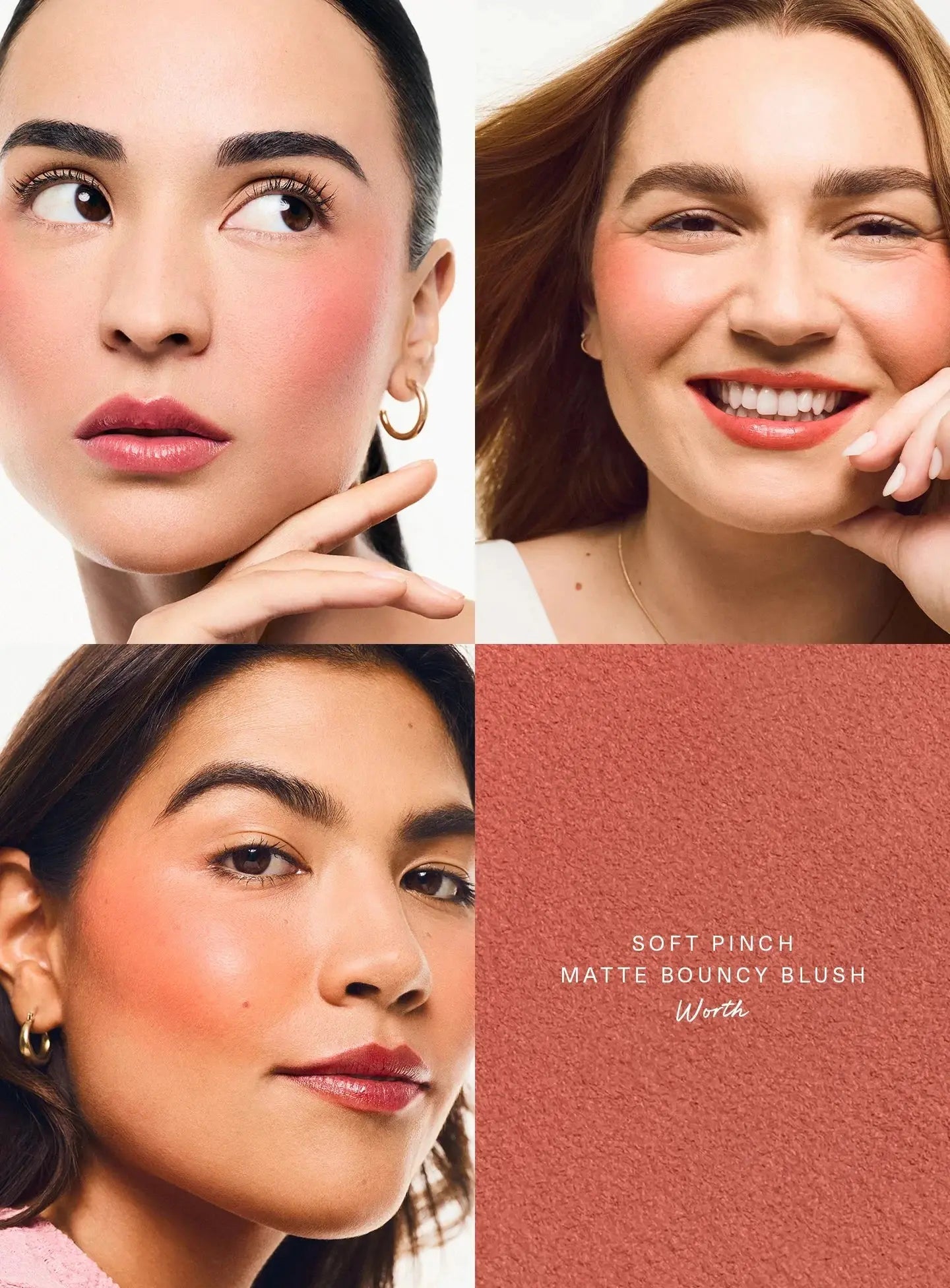 Rare Beauty Soft Pinch Matte Bouncy Cushiony Cream-to-powder Blush Airy And Lightweight Soft Pinch Liquid Blush Natural Flush High Class Cosmetics