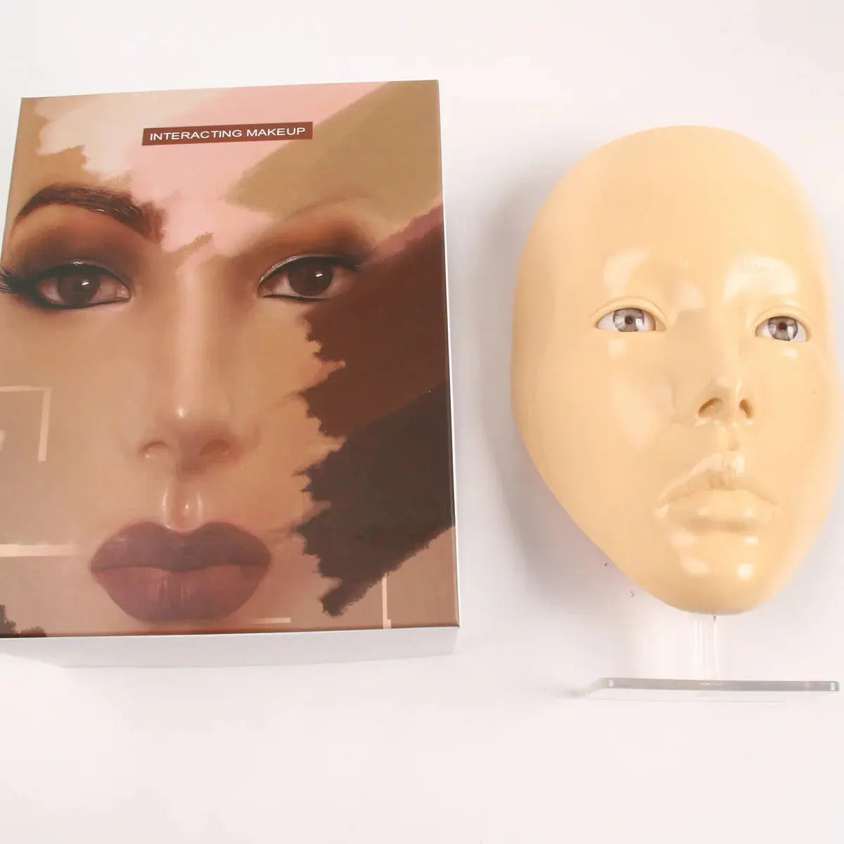 Makeup Full Face Practice Model 5D Silicone Bionic Skin Mannequin Eye eyebrow Eyelash Eyeshadow for beginner Makeup High Class Cosmetics