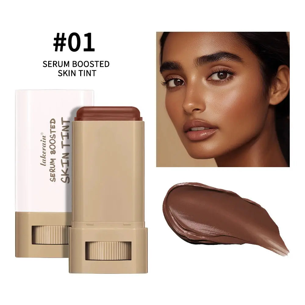 New Balm Serum Boosted Skin Tint Silky Texture Moisturizing Coverage Plumper Even Skin Tone Best Stick Foundation Travel Makeup High Class Cosmetics