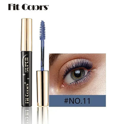 Colored Mascara Makeup 4D Silky Natural Long Eyelashes Mascara Waterproof Long-lasting Extension Thick Lasting Curling Mascara High Class Cosmetics