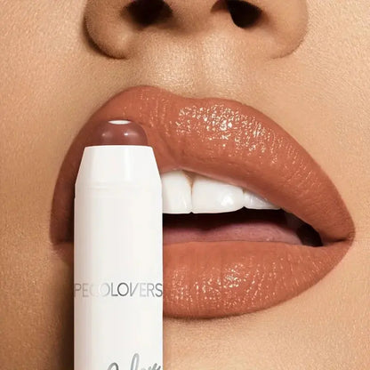 Nude Sandwich Lipstick Cute Moisturizing Long-lasting Non-stick Cup Lip Glaze Makeup Lip Balm Moisturizing Lip Gloss Base High Class Cosmetics