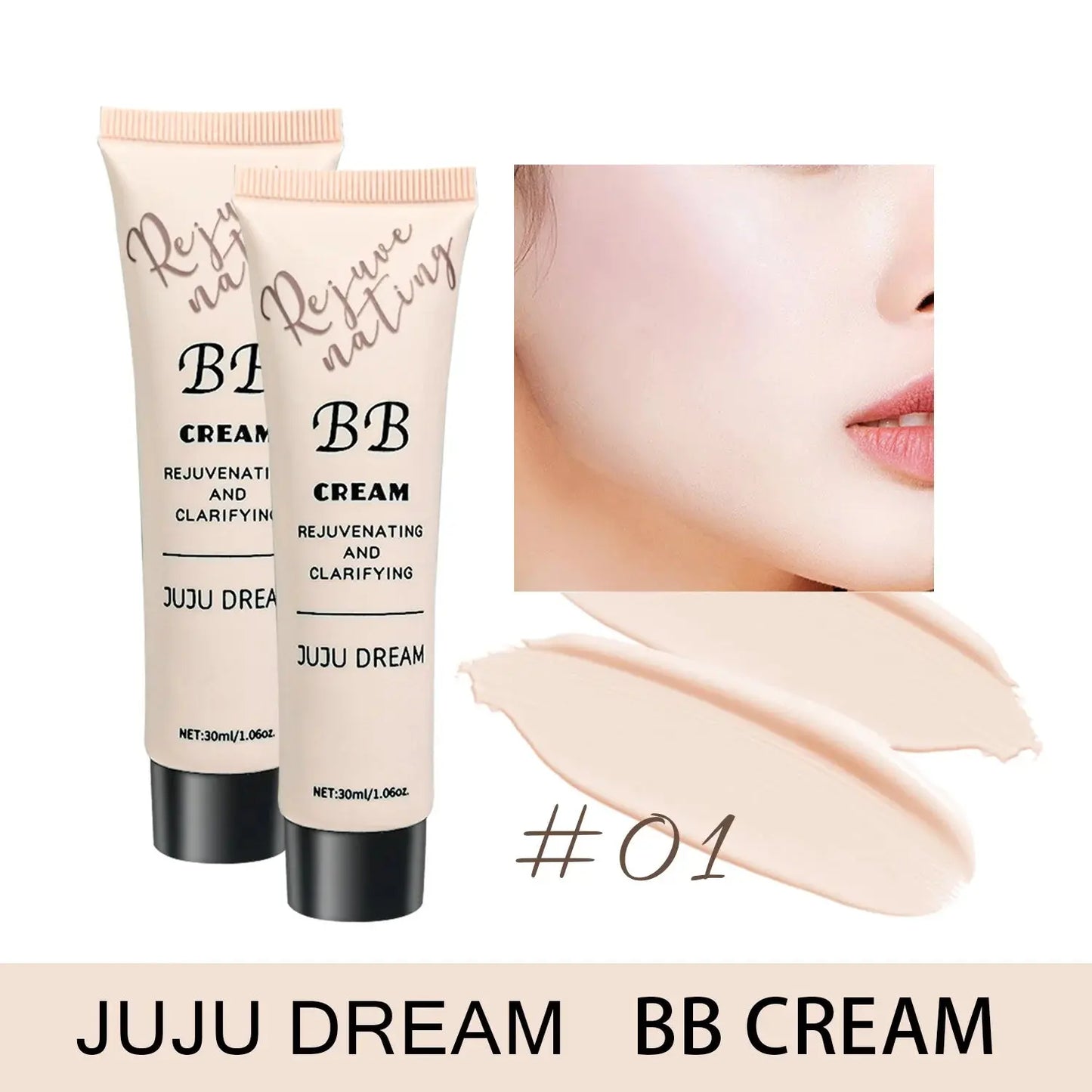 BB cream, isolation cream, liquid foundation, moisturizing, oil control, long-lasting makeup, milk, dry skin, and no powder High Class Cosmetics
