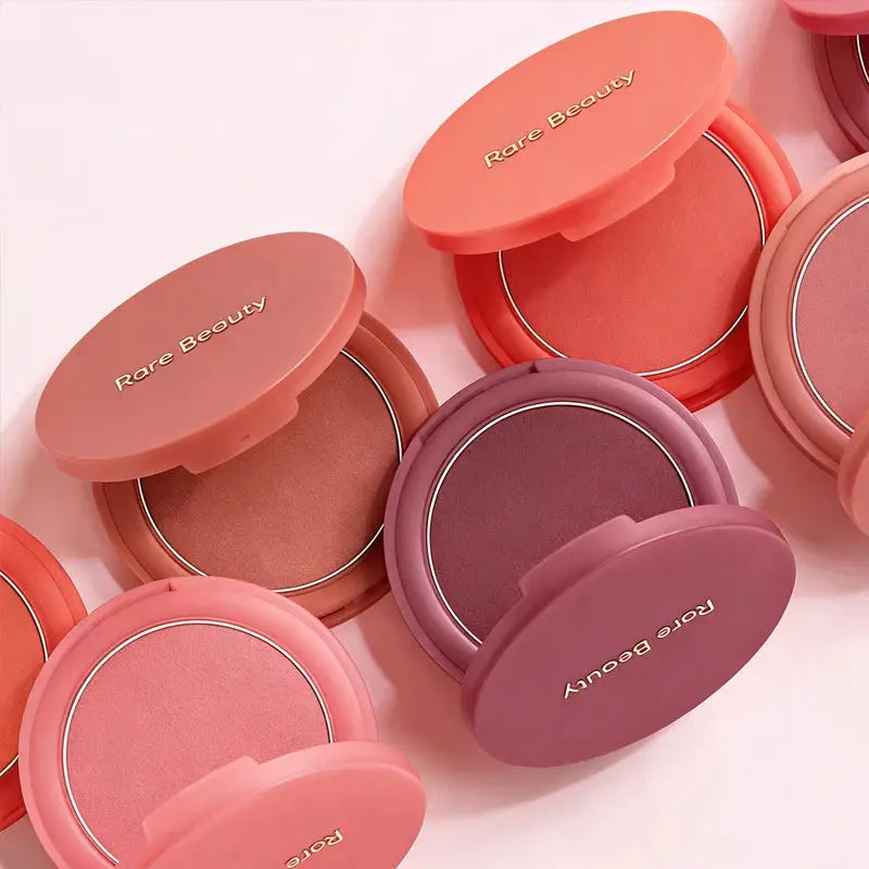 Rare Beauty The Cream To Powder Blush Has A Dreamy Color and A Long-lasting, Blurry Matte Effect Skin Texture Isn't Emphasized High Class Cosmetics