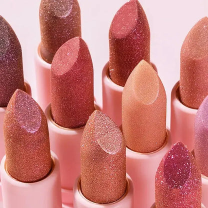 Pearlescent lipstick, long-lasting waterproof lipstick, create charming and plump lips High Class Cosmetics