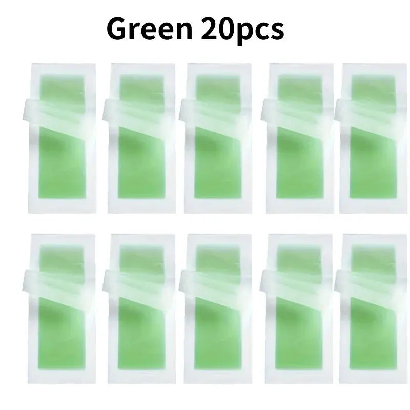 Professional Warning Tapes For Summer Hair Removal, Double Face Cold Warning Paper For Legs, Body, Face,6 Sticks, 10/20 Sticks High Class Cosmetics