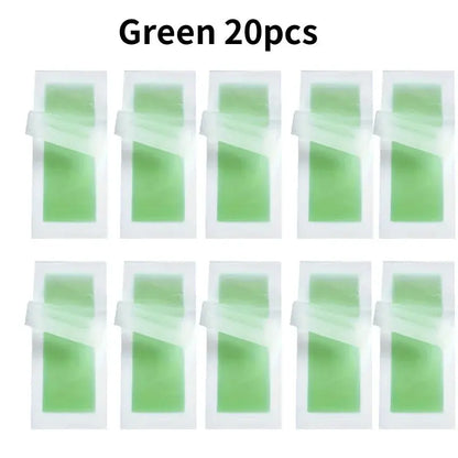Professional Warning Tapes For Summer Hair Removal, Double Face Cold Warning Paper For Legs, Body, Face,6 Sticks, 10/20 Sticks High Class Cosmetics