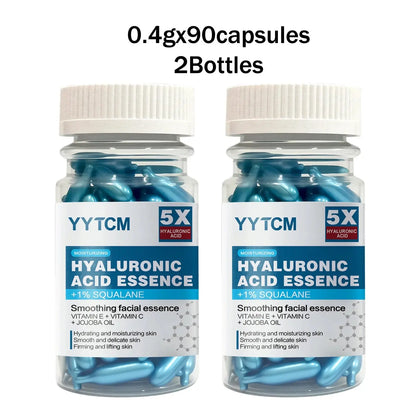 Hyaluronic acid deep moisturizing capsule essence, deep moisturizing and brightening skin essence (0.4gx30 capsules)/bag -1 bag High Class Cosmetics