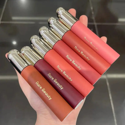 Rare Beauty Liquid Blush Silky and Glides On Smoothly Nature Long Lasting Plump Happy Hope Delight Stained Lipstick Gloss Makeup High Class Cosmetics