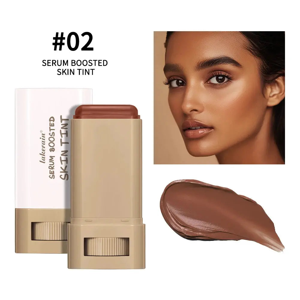 Skin Tint Stick Waterproof Nourishing Solid Tinted Serum Foundation Skin Tint Balm Face Tinted Face Contour Stick Makeup High Class Cosmetics