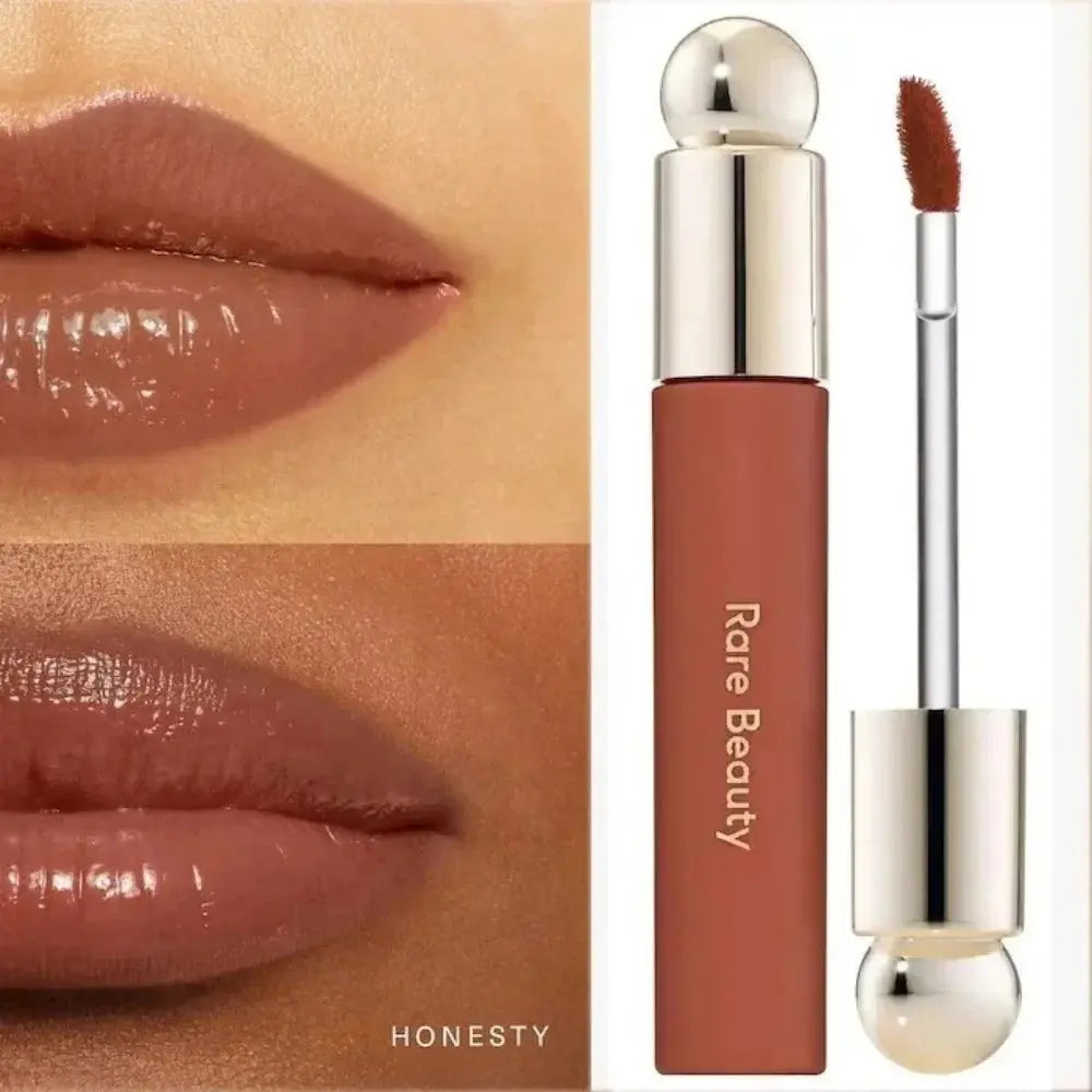 Rare Beauty Blush Lip Gloss Brightens The Complexion Is Silky And Beautiful And Enhances Contours Girl Women Makeup With Box High Class Cosmetics
