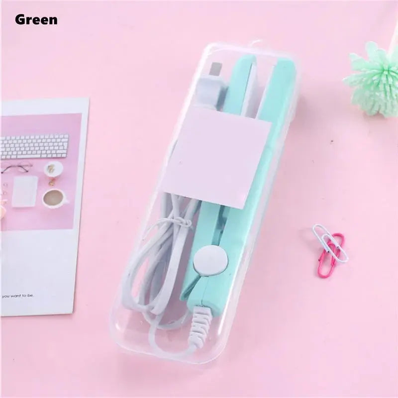 Mini Hair-Straightener Curly and Straight Hair Supplies Thermostatic Electric Ceramic Curling Iron National standard double flat High Class Cosmetics