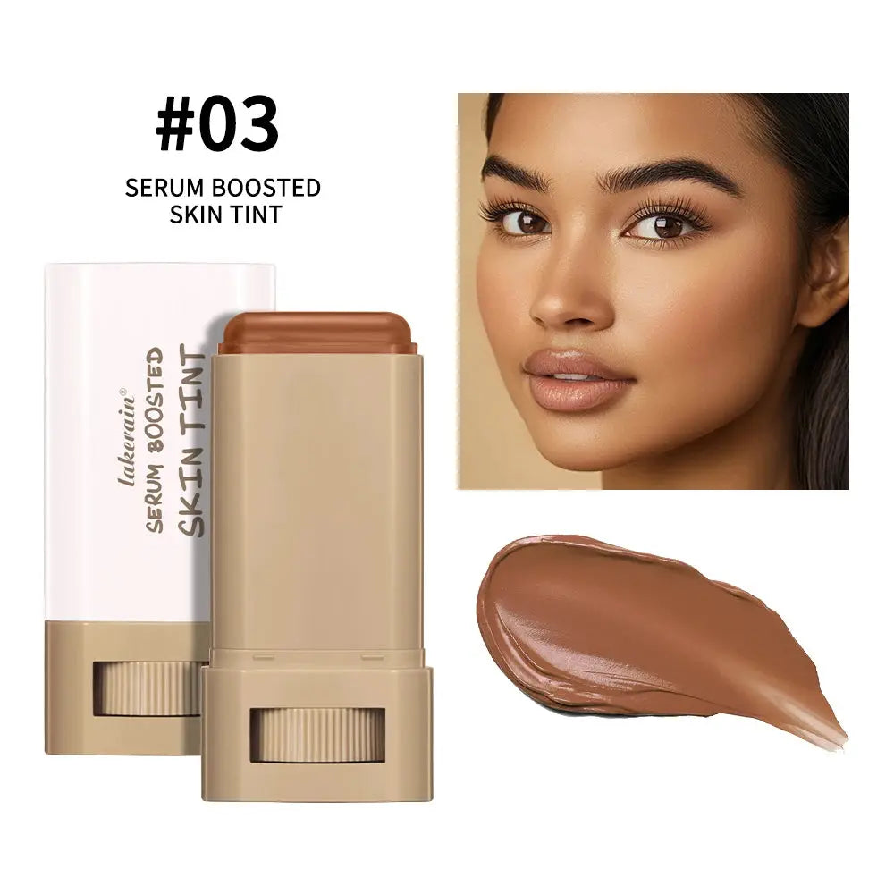 Skin Tint Stick Waterproof Nourishing Solid Tinted Serum Foundation Skin Tint Balm Face Tinted Face Contour Stick Makeup High Class Cosmetics