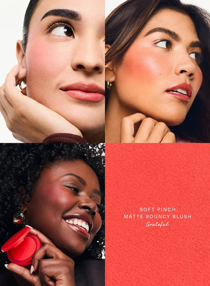 Rare Beauty Soft Pinch Matte Bouncy Cushiony Cream-to-powder Blush Airy And Lightweight Soft Pinch Liquid Blush Natural Flush High Class Cosmetics