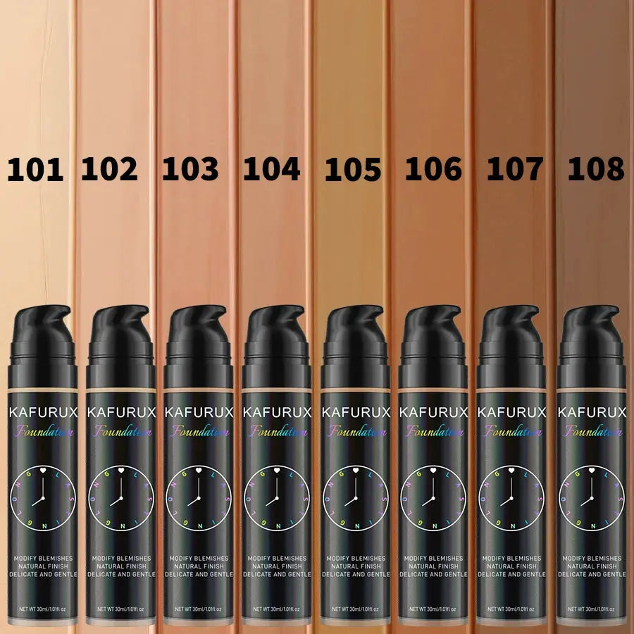 8 colors Liquid Foundation Effective Concealer Waterproof Sweat-resistant Face Korean Makeup Porfession Face Base Cosmetics Gift High Class Cosmetics