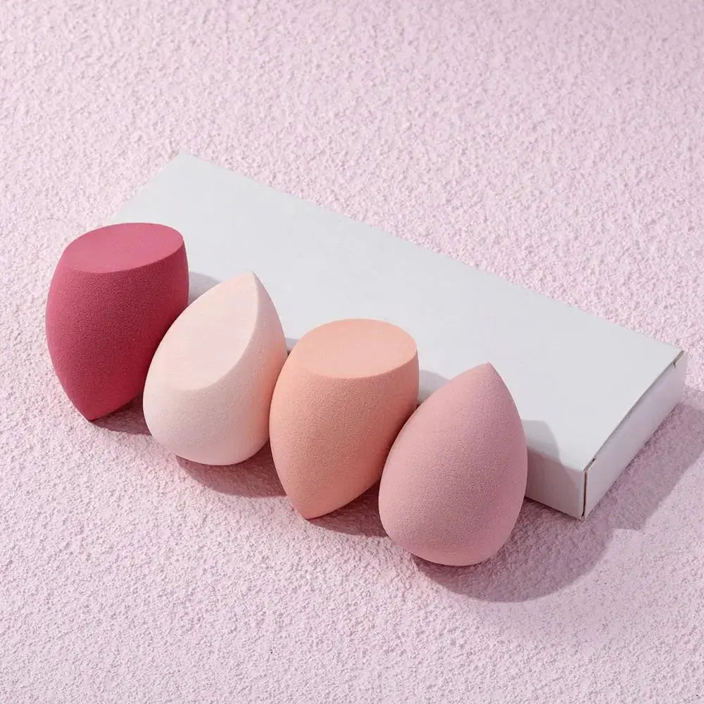 4 Pcs Beauty Egg Makeup Sponge Blenders Beauty Sponges Foundation Applicator High Class Cosmetics