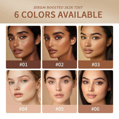 New Balm Serum Boosted Skin Tint Silky Texture Moisturizing Coverage Plumper Even Skin Tone Best Stick Foundation Travel Makeup High Class Cosmetics