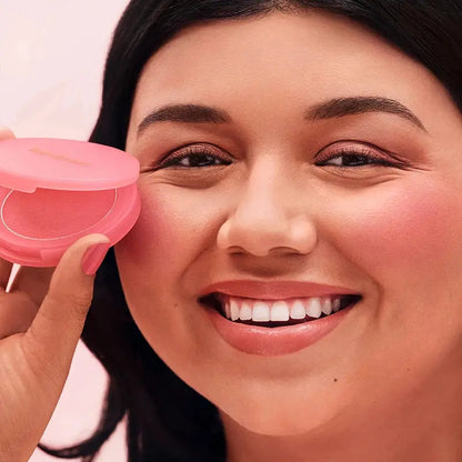 Rare Beauty The Cream To Powder Blush Has A Dreamy Color and A Long-lasting, Blurry Matte Effect Skin Texture Isn't Emphasized High Class Cosmetics