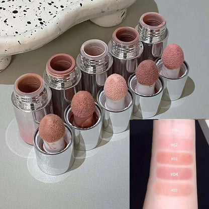 Korean Liquid Powder Blusher Natural Enhancement Color Low Saturation Matte Multi-purpose Powder Blusher Liquid Water Gloss High Class Cosmetics