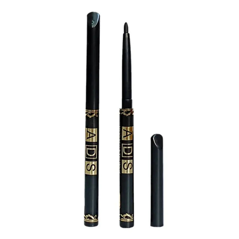 3pcs Black Eyeliner Pencils -Waterproof, Sweatproof & Smudge-Proofwith Easy Twist Application for Flawless Eye Makeup High Class Cosmetics
