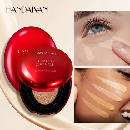 Korean Air Cushion Foundation - Light Natural Moisturizing Concealer Whitening Oil-Control Women's Long-lasting Makeup Base High Class Cosmetics