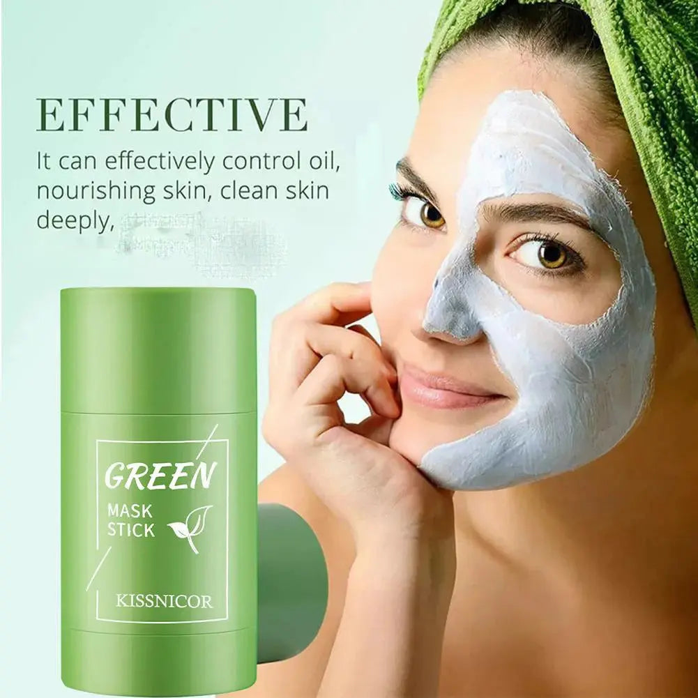 Green Tea Mask Face Clean Green Tea Cleansing Deep Moisturizing Shrink Pores Blackhead Acne Facial Korean Skin Care High Class Cosmetics