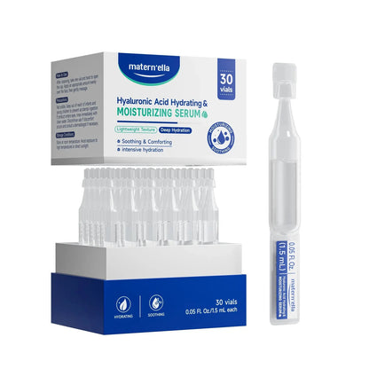 Maternella Hyaluronic Acid Hydrating Serum 30 Vials – Deep Moisture, Lightweight, Non-Greasy, Travel-Friendly for Daily Skincare High Class Cosmetics