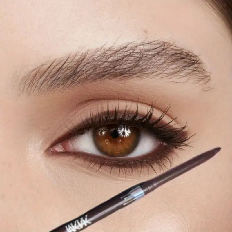 Waterproof Black Brown Eyeliner Gel Pencil Ultra-fine Matte Smooth Quick Dry Non-Smudge Easy Wear Eyeliner Pen Makeup for Eyes High Class Cosmetics