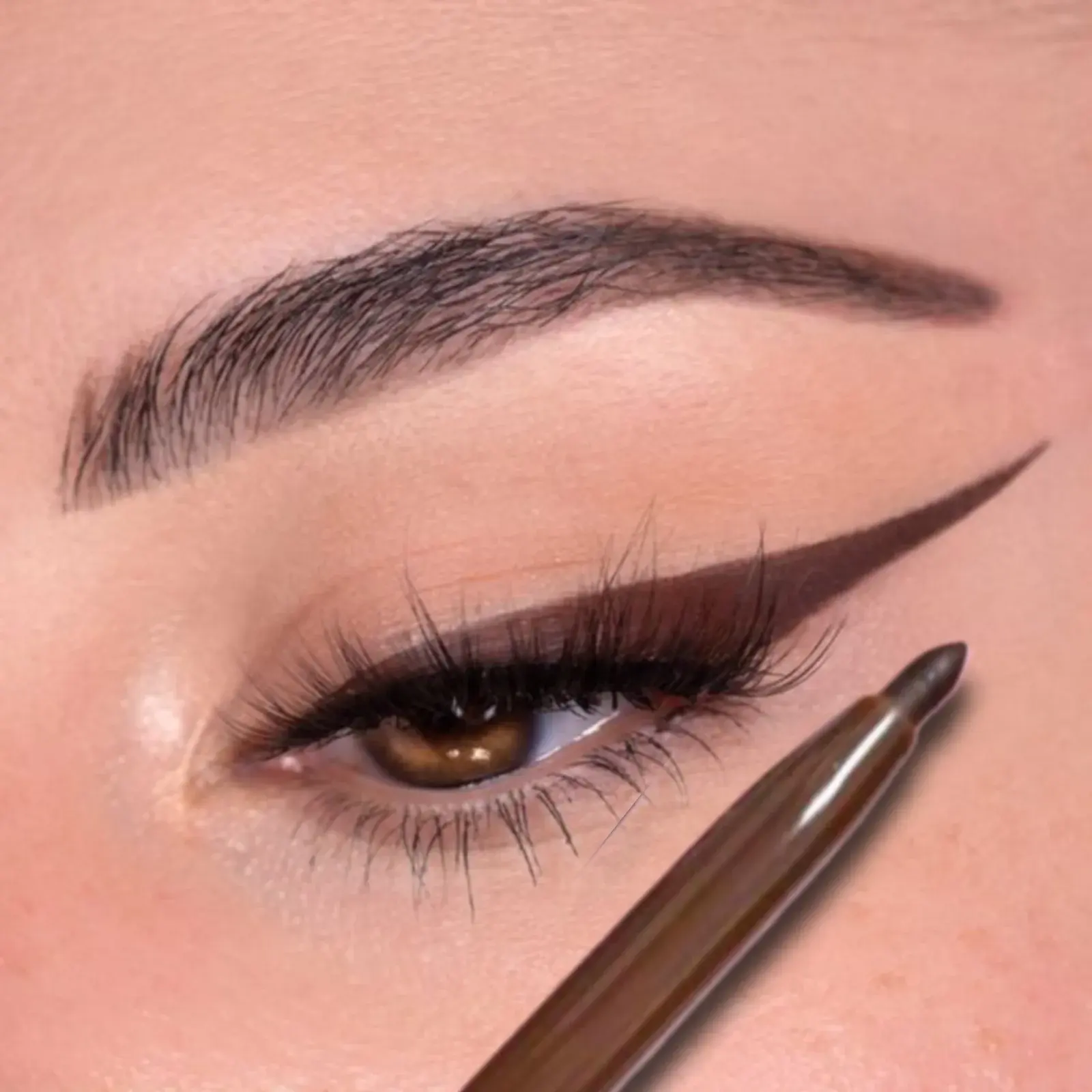 Waterproof Black Brown Eyeliner Gel Pencil Ultra-fine Matte Smooth Quick Dry Non-Smudge Easy Wear Eyeliner Pen Makeup for Eyes High Class Cosmetics
