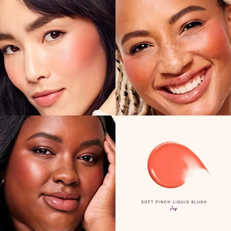 Rare Beauty Liquid Blush Silky and Glides On Smoothly Nature Long Lasting Plump Happy Hope Delight Stained Lipstick Gloss Makeup High Class Cosmetics
