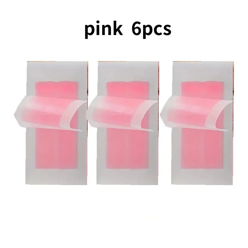 Professional Warning Tapes For Summer Hair Removal, Double Face Cold Warning Paper For Legs, Body, Face,6 Sticks, 10/20 Sticks High Class Cosmetics