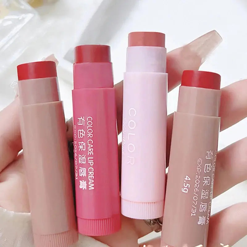 Colored moisturizing lip balm lipstick moisturizing, moisturizing, diluting lip lines, anti-drying lip balm High Class Cosmetics