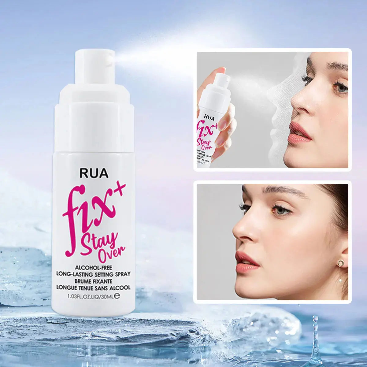 Mattifying Waterproof Setting Spray Glossy Matte Base Makeup Control Oil Non-Sticky Waterproof Make-up Fixer Spray for All Skin High Class Cosmetics