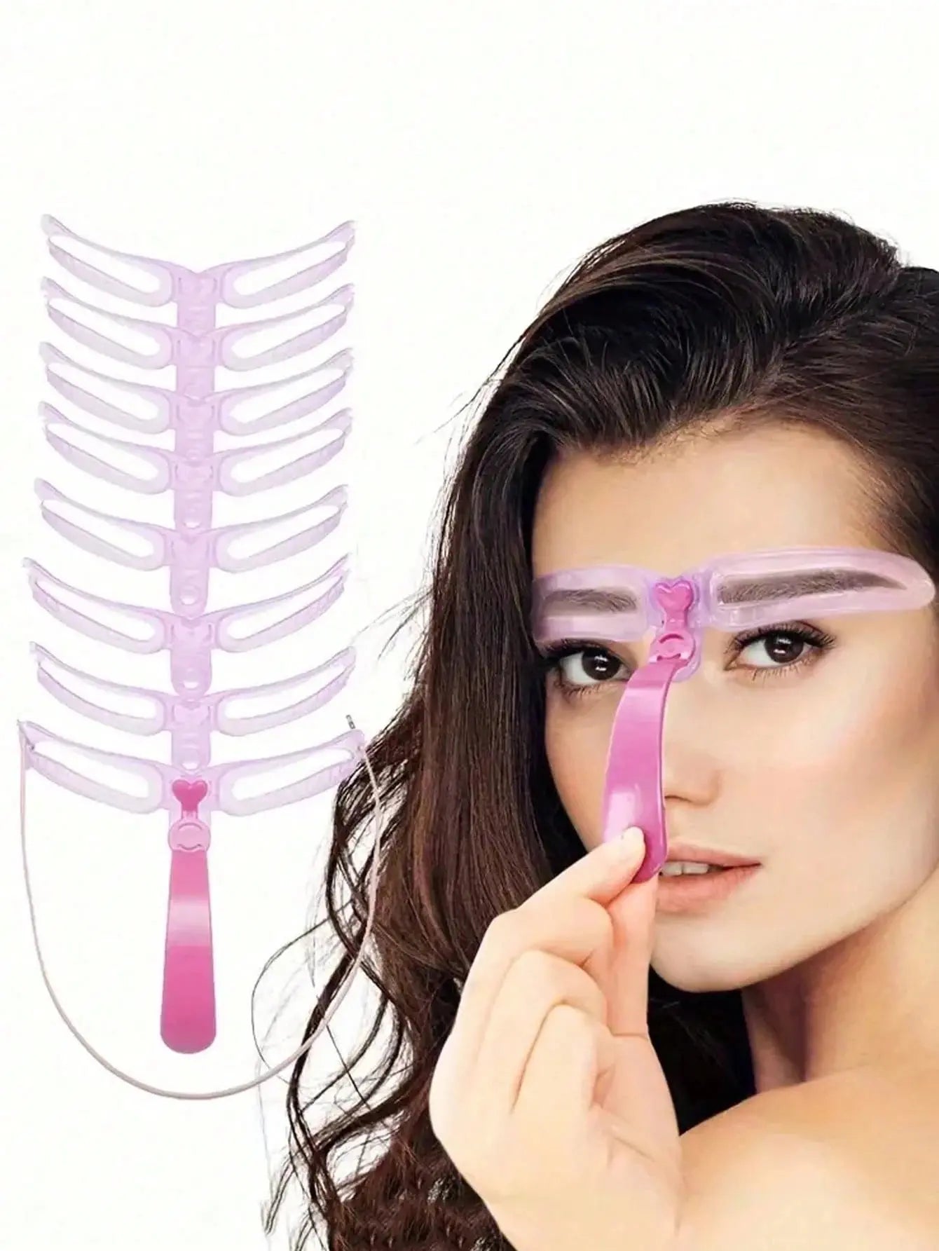 8Pcs Reusable Eyebrow Stencils,Eyebrow Shaping Kit,Eyebrow Makeup Template,Eyebrow Shaper-8 Styles For Different Eyebrow Shapes High Class Cosmetics
