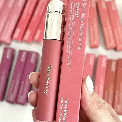 Rare Beauty Liquid Blush Silky and Glides On Smoothly Nature Long Lasting Plump Happy Hope Delight Stained Lipstick Gloss Makeup High Class Cosmetics