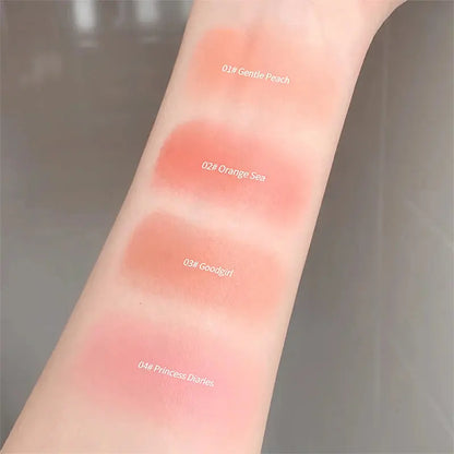 Three dimensional relief mist Color blush natural tender delicate hold makeup low saturation female blush cream High Class Cosmetics
