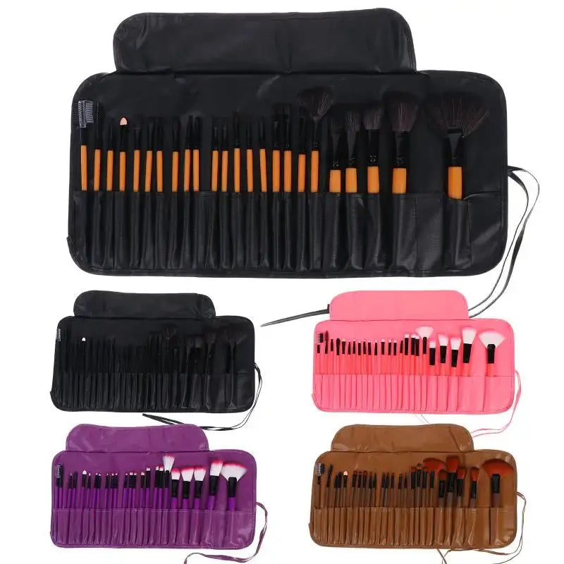 Professional 24Pcs Beauty Brush Set Includes All Makeup Brushes with Organizer Bag for Personal and Travel UseHot High Class Cosmetics