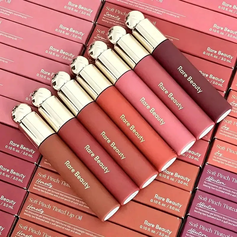 Rare Beauty Liquid Blush Silky and Glides On Smoothly Nature Long Lasting Plump Happy Hope Delight Stained Lipstick Gloss Makeup High Class Cosmetics