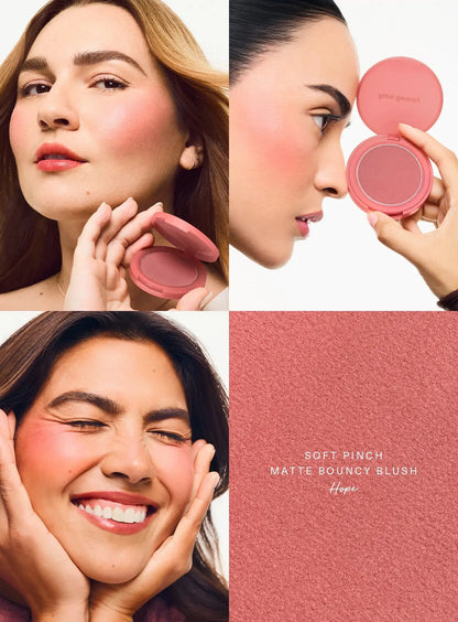 Rare Beauty Soft Pinch Matte Bouncy Cushiony Cream-to-powder Blush Airy And Lightweight Soft Pinch Liquid Blush Natural Flush High Class Cosmetics