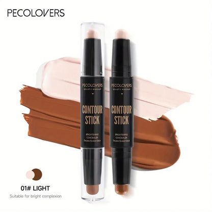 Double Head Highlight Pen Face Make Up Liquid Waterproof Contouring Foundation Contour Makeup Concealer Stick Pencil Cosmetics High Class Cosmetics