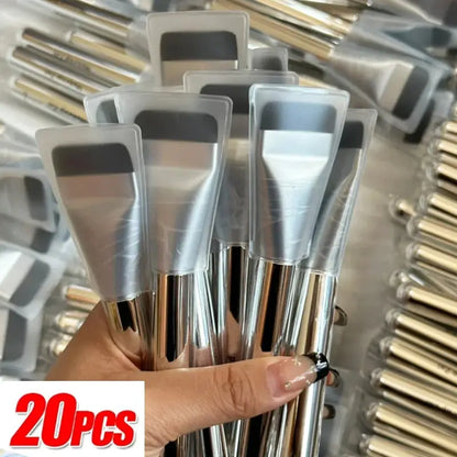 Ultra Thin Foundation Makeup Brushes 20PCS Soft Lightweight and Flat Face Contouring Shadow Brush Blending Mask Cosmetic Tools High Class Cosmetics