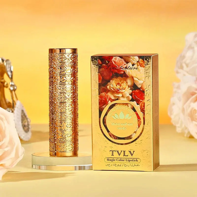Crystal Color-changing Petal Lipstick for Women Moisturizes long-lasting and non-sticky cup lip balm High Class Cosmetics