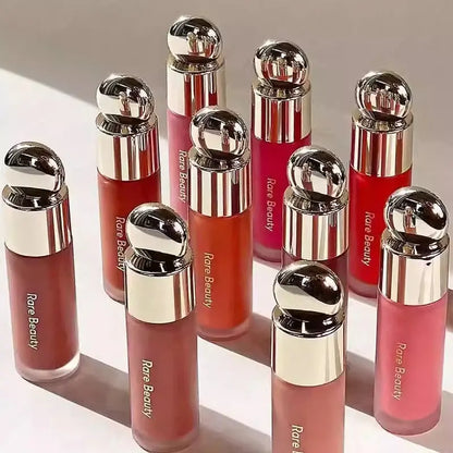 Rare Beauty Glossy Smooth and Transparent Lipsticks That Complement Various Makeup Looks Liquid Blushes Touch of Makeup Flair High Class Cosmetics