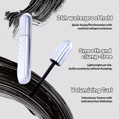 Waterproof mascara, long and curly, long-lasting and set, silky smooth, natural makeup look, lasting makeup effect High Class Cosmetics