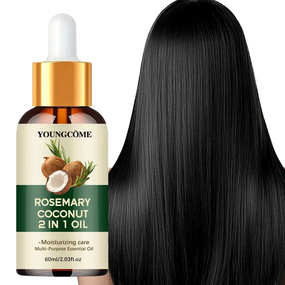 Rosemary Oil Hair Essential Coconut Oil Improve Hair Loss And Nourishes Strengthen Hair Roots Scalp Treatment Hair Care High Class Cosmetics