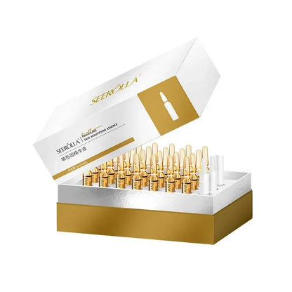 Hyaluronic Acid Peptide Whitening Serum Remove Dark Spots Melanin Brighten Shrink Pores  Moisturizing Fade Fine Lines High Class Cosmetics