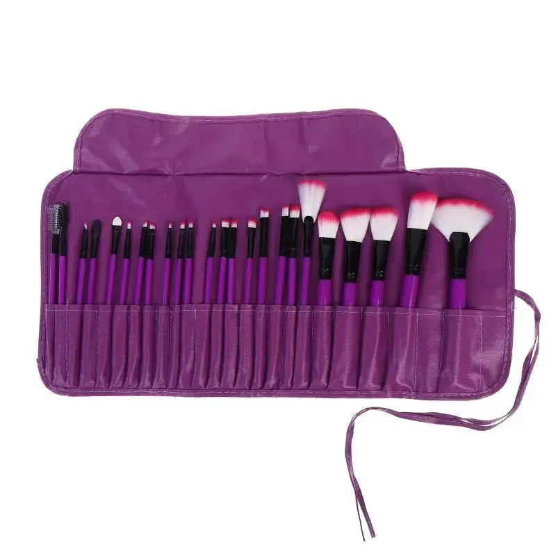 Professional 24Pcs Beauty Brush Set Includes All Makeup Brushes with Organizer Bag for Personal and Travel UseHot High Class Cosmetics