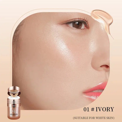 Air Cushion BB Cream Moisturizing Foundation Concealer Whitening Oil-control Waterproof Butterfly Powder Puff  Makeup Cosmetics High Class Cosmetics